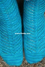 Lake Chelan Socks by Jennifer Lysen-Free
