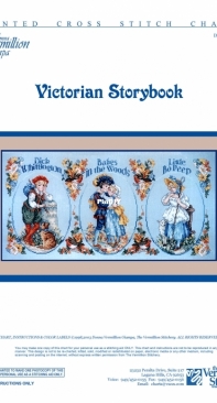 The Vermillion Stitchery 167 Victorian Storybook by Donna Vermillion Giampa XSD