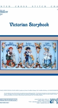 The Vermillion Stitchery 167 Victorian Storybook by Donna Vermillion Giampa XSD