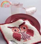 Yarn Inspiration Crochet Potholder Free Pattern OWL
