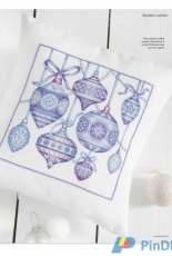 Baubles Cushion by Susan Bates from Cross Stitch Gold 106