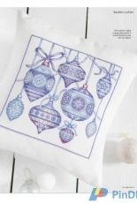 Baubles Cushion by Susan Bates from Cross Stitch Gold 106