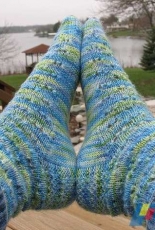 Dreams in Fiber - Erica Lueder - Petunia Dursleys Double Eyelet Socks English , French - Free