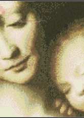 Zolotoe runo SS-002 Madonna with child xsd + pcs