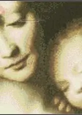Zolotoe runo SS-002 Madonna with child xsd + pcs