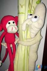 hahah it is very cute.monkey & witch