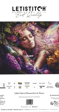 LetiStitch - L8081 - Bed Of Flowers