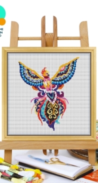 Awesome Pattern Studio - C569 Mandala Phoenix