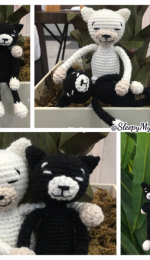 Sleepy MyAmi -Mini Amineko Cat Amigurumi