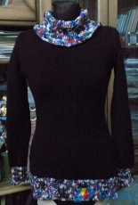 Machine Knitting - Lindo Style - The Black Sweater - English