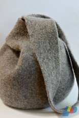 Boho Knot Bag Felted Purse by Cindy Pilon
