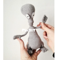 Crochet Design Wonders / Crochet Wonders Design / Olga Toys Handmade / Olga Kurchenko - Olga Kuchenki - Funny Toys - Alien Roger (American Dad)