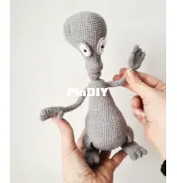 Crochet Design Wonders / Crochet Wonders Design / Olga Toys Handmade / Olga Kurchenko - Olga Kuchenki - Funny Toys - Alien Roger (American Dad)