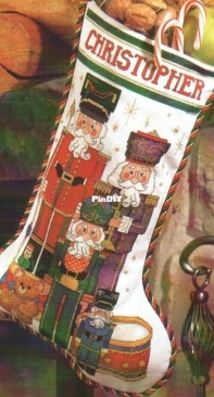 Nutcracker Stocking from Better Homes and Gardens - A Cross Stitch Chistmas XSD