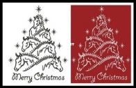 Artecy Cross Stitch #13433 - Horse Christmas Tree