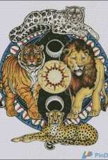 HAED HAESAS 132 Asian Cat Shield by Sandra SanTara