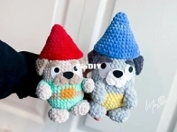 Megs Makes Crochet - Meg Stiles - Puppy Gnomes - Free