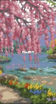 Dimensions - The Gold Collection 70-35374 Cherry Blossom Creek XSD