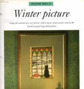 discovering needle craft needlepoint project 18 winter picture