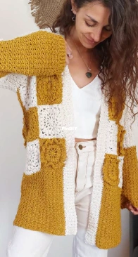 Decorazones Deco - Carolina Sordi - Floral Cardigan - Cardigan Flores - Spanish