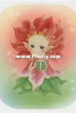 Lena Lawson Needlearts -  Ponsietta Sprite