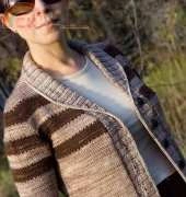 Letes Knits-Carabe Cardigan by Justyna Lorkowska