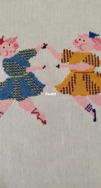 Cross stitch wall hanging 4