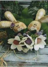 Filofollia-Door Close Bunnies-Felting /Italian