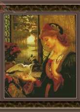 Sunrays Creations  RE-01 Loves Messenger Marie Spartali Stillman