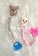 Hollys Hobbies - Holly McNevan - Bunny and Bear Soother Strap - Free