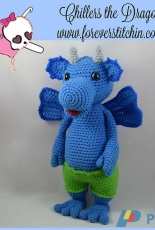 Forever Stitchin - Jodi Stredulinsky - Chillers the Dragon