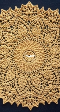 Nelly Klos - Sunflower Doily - English