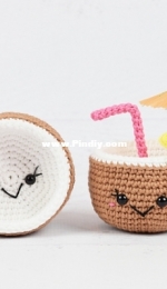 Yarn Blossom Boutique - Melissa Bradley - Tropical Coconuts - Free