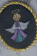 Sandra Parlow - Christmas Angel (Cubism) - 123Stitch FREE