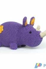 DIY Fluffies - Vos-Bolman - Rhino amigurumi - English Duth and German
