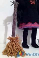 Witch Costume for 18"inch Doll by Lorraine Jordan