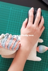 One Zero Crochet - Unicorn Crochet Wrist Rest Cushion - Free