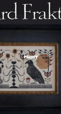 Plum Street Samplers--Blackbird Fraktur