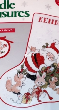Needle Treasures 2871 - Santa Snowflake Stocking XSD