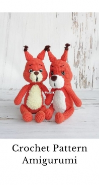 Knitted Toy Zoo - AnnaCrochetAmigurumi - Anna Prishchenko/Prishenko - Squirrel