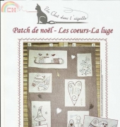 Un Chat dans lAiguille-Ref.637F-Patch de Noel-Les Coeurs-La Lunge