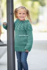 Dale Gull 395-03 Jackie Kids lys sjøgrønn by Line Langmo by House of Yarn – Norwegian – free