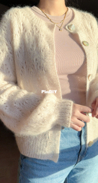 Som Cardigan by Jimin Lee - Cookie the Knitter
