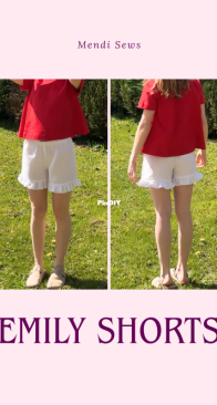Mendi Sews - Emily Shorts - Sizes XS-3XL - Free