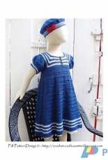 Sophie and Me - Ingunn Santini - Sailor Girls Nautical Dress