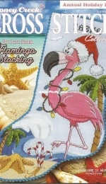 Flamingo Stocking from Stoney Creek Cross Stitch Collection - Summer 2019 PCS + XSD