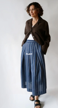 The Makers Atelier - Pleated Skirt - Sizes 4-22