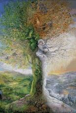 HAED HAEJW 125357 Tree of Four Seasons by Josephine Wall XSD