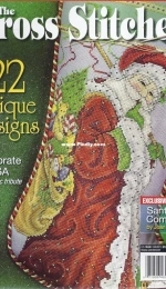 Santas Coming Stocking by Joan Elliott from The Cross Stitcher USA August 2007