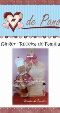 Atelier Coraçao de Pano - Day Carlson - Ginger Family Recipe - Ginger  Receita de Familia . Portuguese